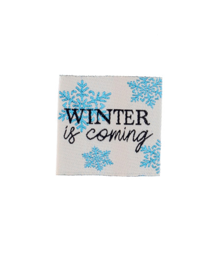 Etiquette à Coudre Winter is coming - Mercerine
