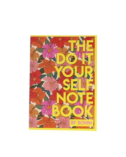 Carnet créatif A5 modèle Blossom orange BOHIN - Mercerine