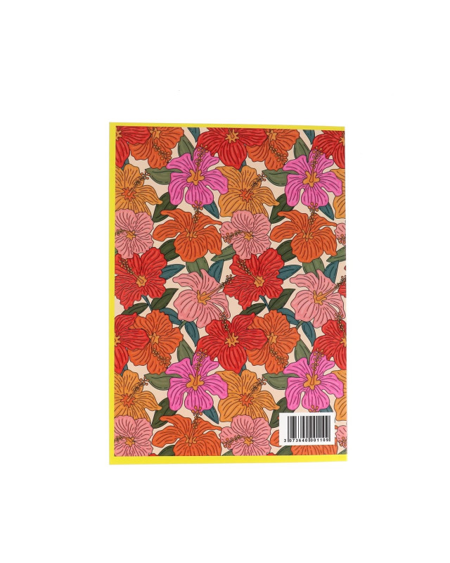 Carnet créatif A5 modèle Blossom orange BOHIN - Mercerine