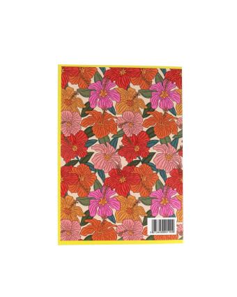 Carnet créatif A5 modèle Blossom orange BOHIN - Mercerine
