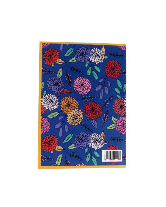 Carnet créatif A5 modèle Blossom Bleu BOHIN - Mercerine
