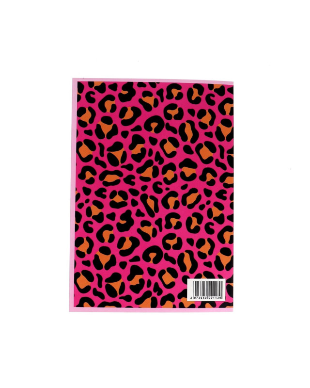 Carnet créatif A5 modèle Léopard Rose BOHIN - Mercerine