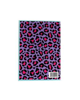 Carnet créatif A5 modèle Léopard Violet BOHIN - Mercerine