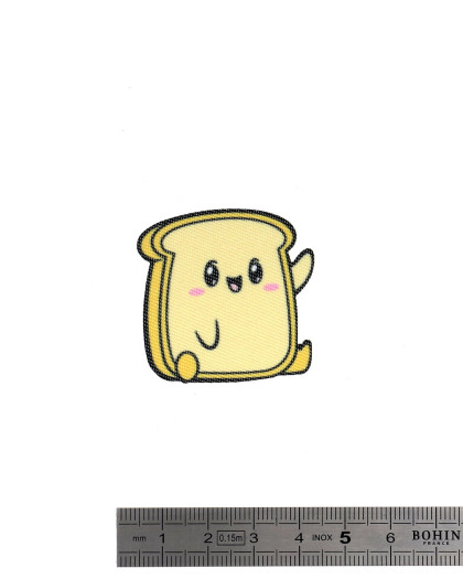 Patch Thermocollant MiniPatchi Toast kawaii - Mercerine