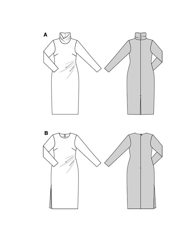 Patron Robe Burda 5684 | Patrons de couture | Mercerine