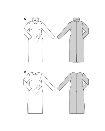 Patron Robe Burda 5684 | Patrons de couture | Mercerine