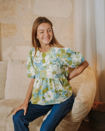 Patron couture La Blouse CHLOE - Maéli Paris - Mercerine