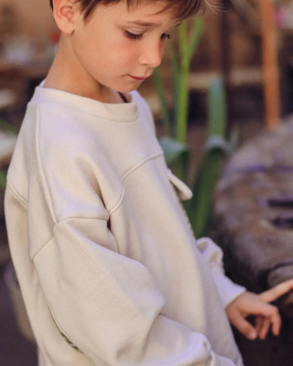 Patron couture Le Sweat Kids SIMONE - Maéli Paris- Mercerine