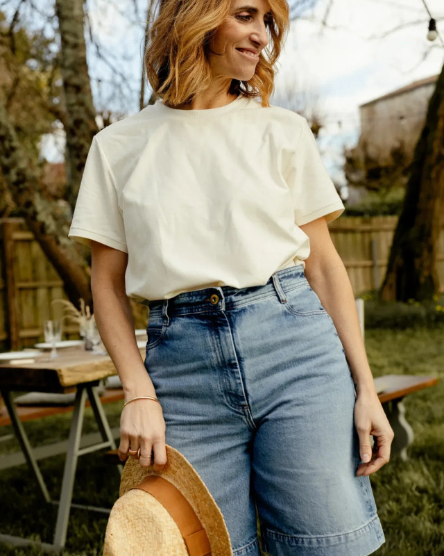 Patron couture Le T-shirt  CAPUCINE- Maéli Paris- Mercerine