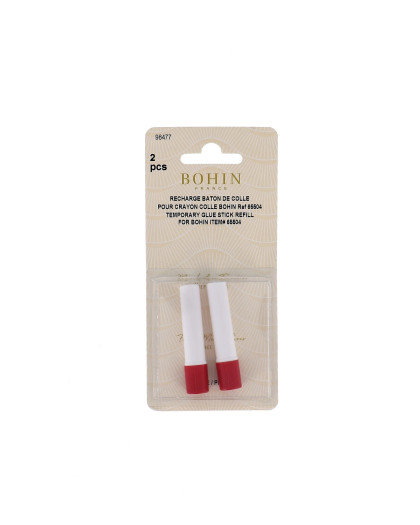 Recharge colle textile temporaire x 2 - Bohin  - Mercerine