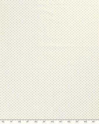 Tissu Noël Coton Blanc écrue Etoile Oeko-Tex - Mercerine