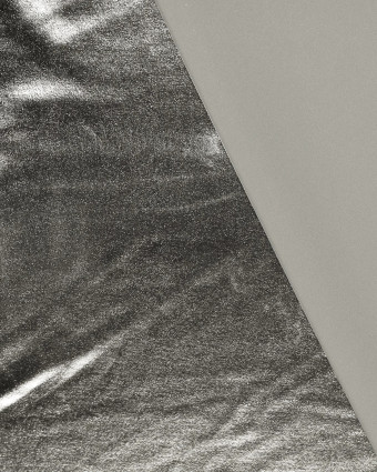 Tissu Lamé Stretch Argent - Mercerine