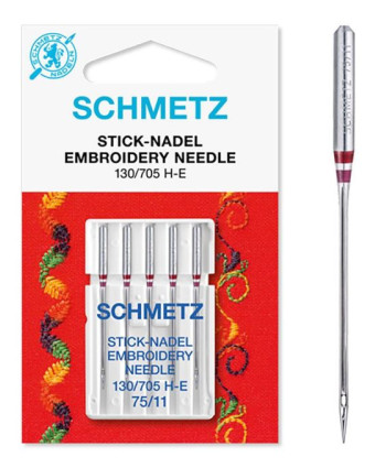 Aiguilles à broder 130/705 H-E  - Schmetz - Mercerine