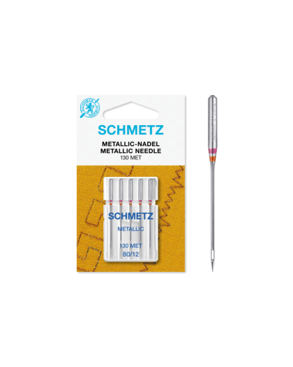 Aiguilles metallic 80 : aiguilles fil métal Schmetz - Mercerine