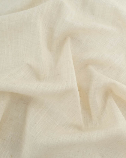 Tissu Lin Ramie couleur Lin naturel - Mercerine