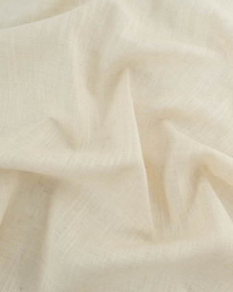 Tissu Lin Ramie couleur Lin naturel - Mercerine