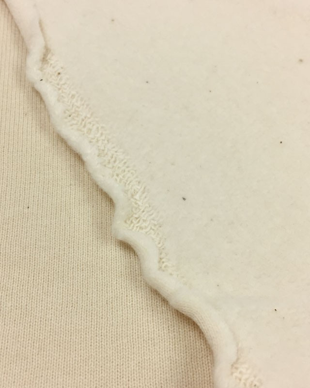 Molleton 100% coton bio oekotex - par 10cm