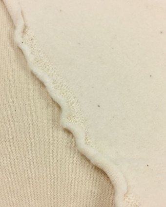 Molleton 100% coton bio oekotex - par 10cm
