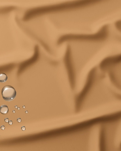 Tissu Imperméable Uni Camel - Mercerine