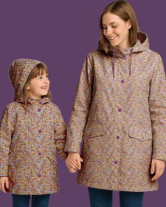 Tissu Imperméable – Petites Fleurs Colorées- Mercerine