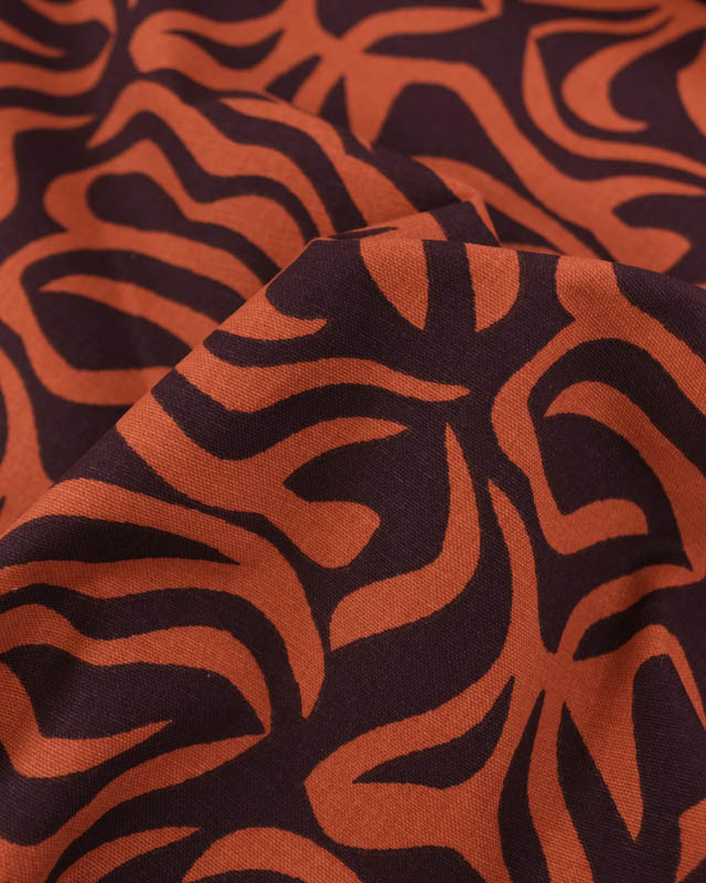 Tissu Demi Natte motif fauve - Mercerine