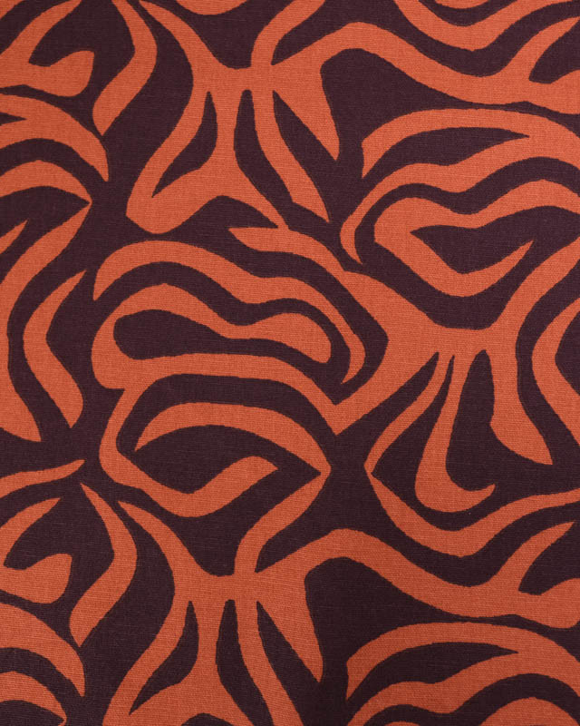 Tissu Demi Natte motif fauve - Mercerine