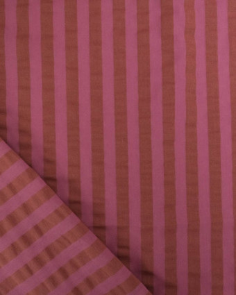 Tissu Seersucker Rayures Colorées - 2 Coloris - Mercerine