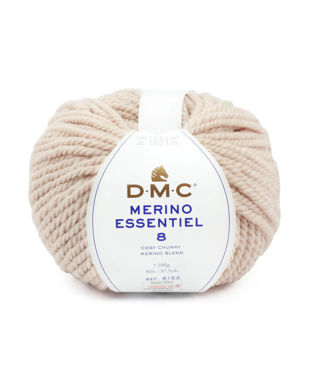 Fil à Ruban Mérinos/Cachemire Noir - 500g (60€/kg) - Pour Tricot, 1.8 NM, Italie