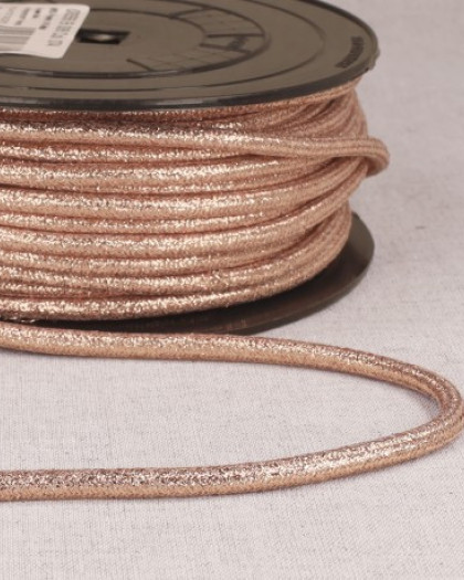 Cordon Métallique Scintillant 6 mm - 5 Coloris - Mercerine