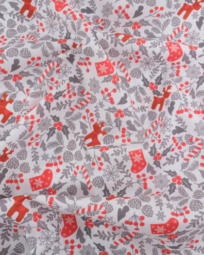 Tissu Coton de Noël Scandi Christmas - Mercerine