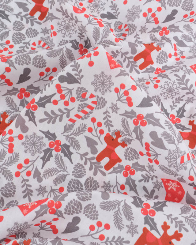 Tissu Coton de Noël Scandi Christmas - Mercerine