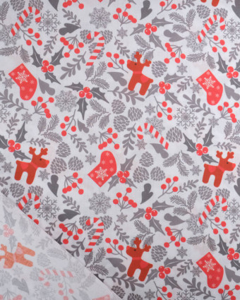 Tissu Coton de Noël Scandi Christmas - Mercerine