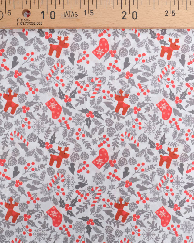 Tissu Coton de Noël Scandi Christmas - Mercerine