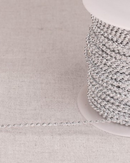 Perles au Mètre 3 mm - 2 Coloris - Mercerine
