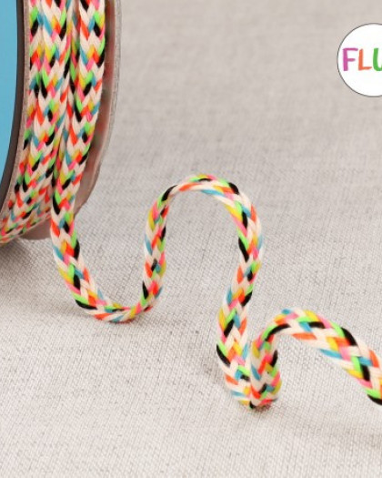 Tresse Multicolore 6 mm - Mercerine
