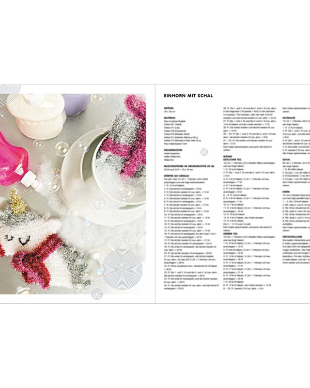 Livre De Modèles Creative Bubble 'Magical Christmas' Rico Design - 9 Modèles D'éponges Tricot/crochet Pour Noël