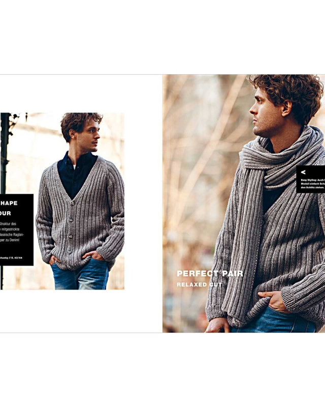 Made by Me Men – 19 Modèles de Tricot pour Hommes – Rico Design- Mercerine
