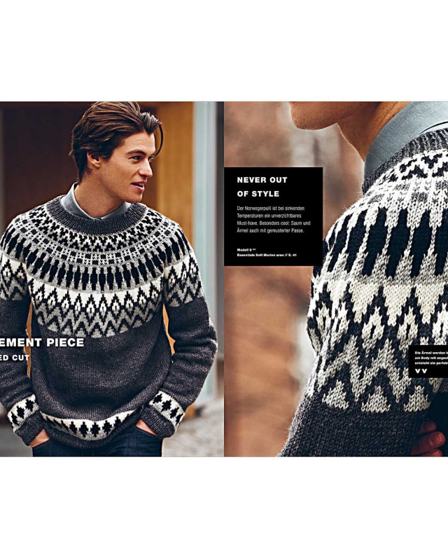 Made by Me Men – 19 Modèles de Tricot pour Hommes – Rico Design- Mercerine