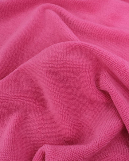 Tissu Eponge Bambou Fuchsia Lou - Mercerine