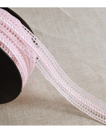 Dentelle Entre-Deux Croisillons 30mm - 2 Coloris - Mercerine