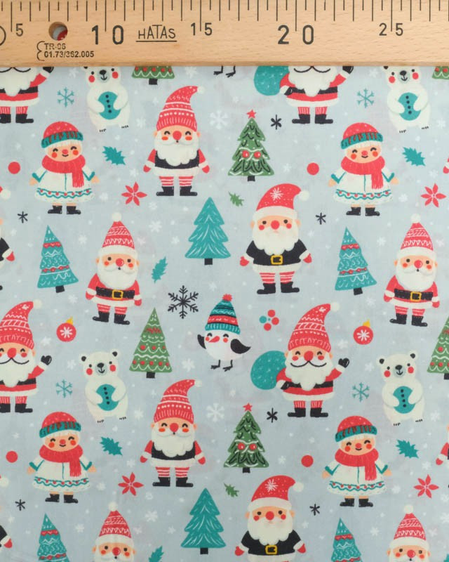 Tissu Noël Coton Bonnets de Noël - Mercerine