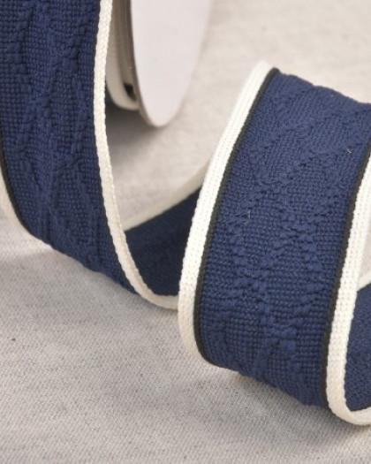 Galon Tricot Losange 33mm - 3 Coloris - Mercerine