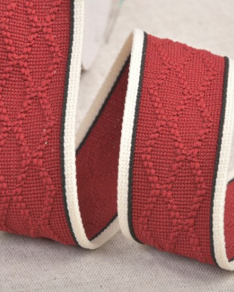 Galon Tricot Losange 33mm- Mercerine