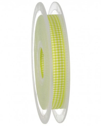 Ruban Vichy Vert Anis - Mercerine