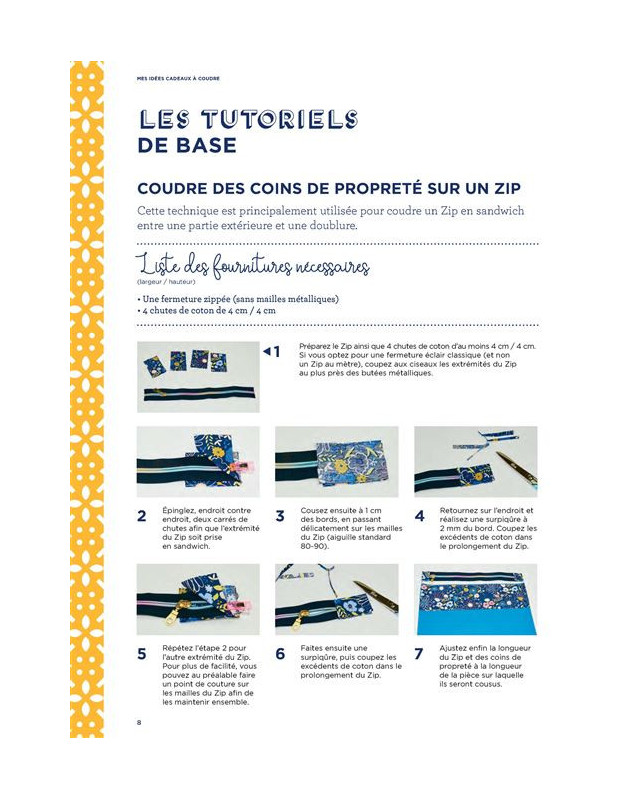 Livre Couture Mes idées cadeaux à coudre – By Jen – 10 Projets Personnalisables - Mercerine