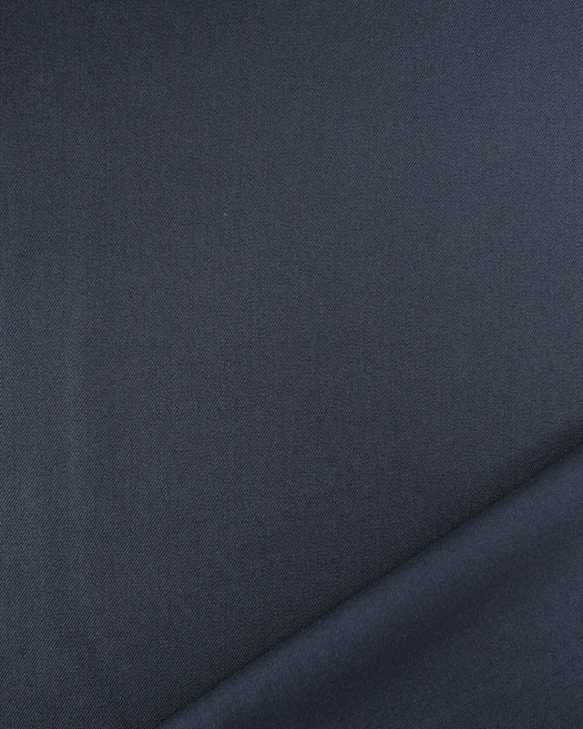 Tissu Pantalon Fluide Uni Bleu Marine - Mercerine