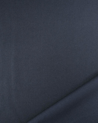 Tissu Pantalon Fluide Uni Bleu Marine - Mercerine