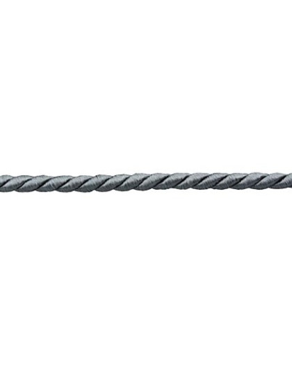Cordon Torsadé Gris 5mm - Mercerine