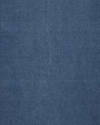Velours Côtelé Stretch Bleu Jean Aspect Denim - Mercerine