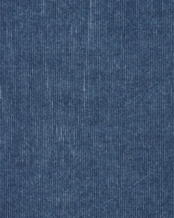 Velours Côtelé Stretch Bleu Jean Aspect Denim - Mercerine